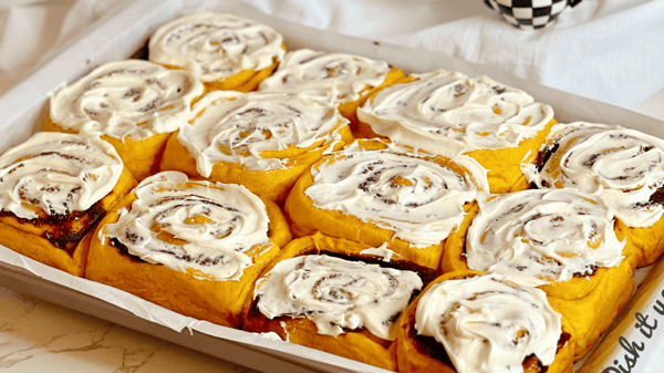 Picture for: Better than Bakery Cinnamon Crunch Bagels & Pumpkin-Pumpkin—Spice Cinnamon Rolls