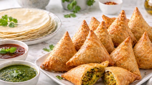 Picture for: Art of Samosas: Scratch Made Wrappers, Flavorful Filling & 3 Ways to Cook