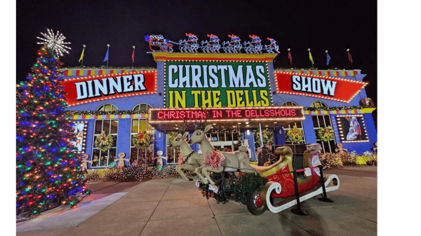 Picture for “Christmas in the Dells" at the Legacy Dinner Theater in WI Dells