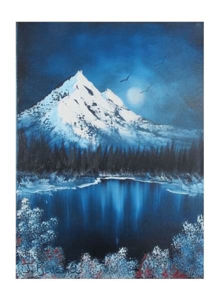 Course Bob Ross “Wet-on-Wet” Oil Painting image 3