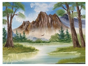 Picture for: Bob Ross “Wet-on-Wet” Oil Painting
