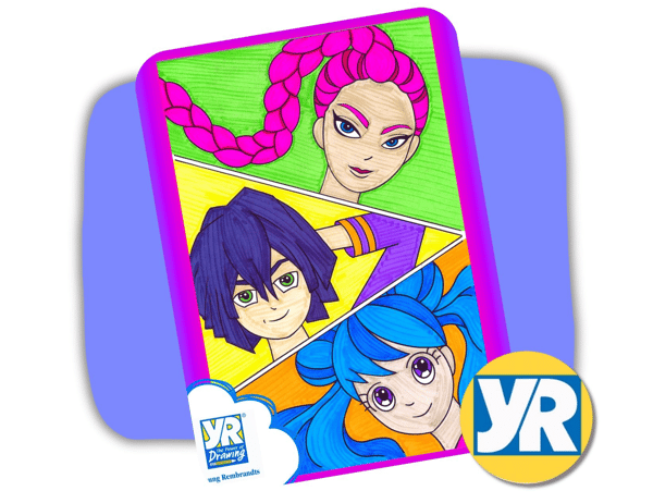 Picture for: Young Rembrandts: K-Pop Anime Manga Art (Gr. K-5)