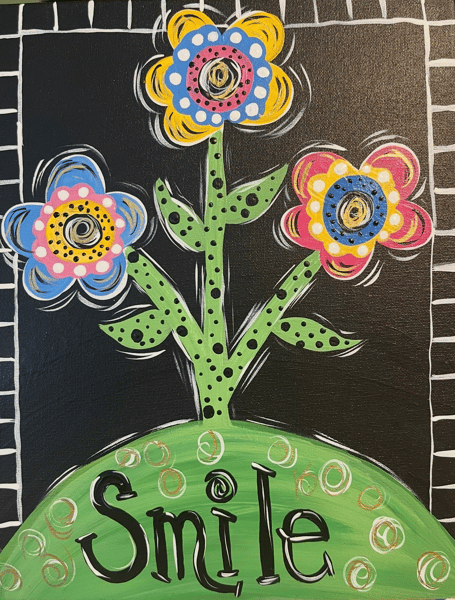 Picture for: Sunshine and Roses: Step-By-Step Canvas Painting (Ages 3 & Up)