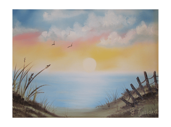 Picture for Bob Ross “Wet-on-Wet” Oil Painting