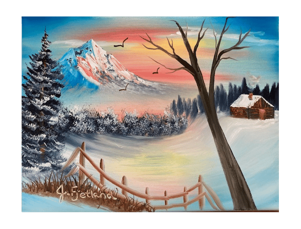 Picture for Bob Ross “Wet-on-Wet” Oil Painting