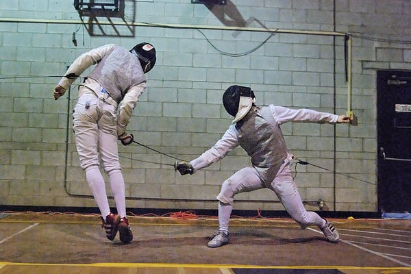 Men's Foil, Carleton Invitational, 2009