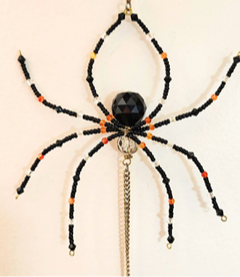 Picture for Creepily Cute: Beaded Wire & Crystal Spider Suncatcher