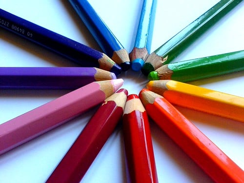 Crayons for breakfast. (slightly brightened colours)