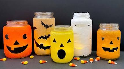 Picture for: Tissue Paper Halloween Jars
