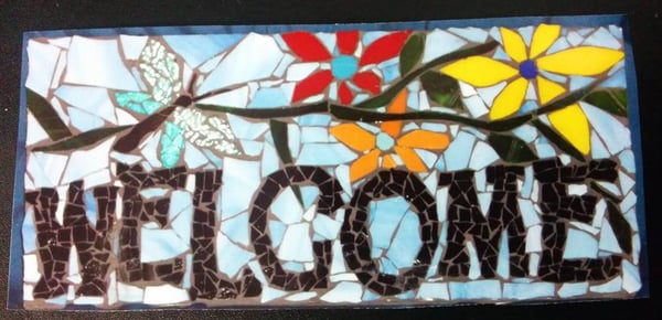 Picture for: Unique Glass Mosaic Table or Sign