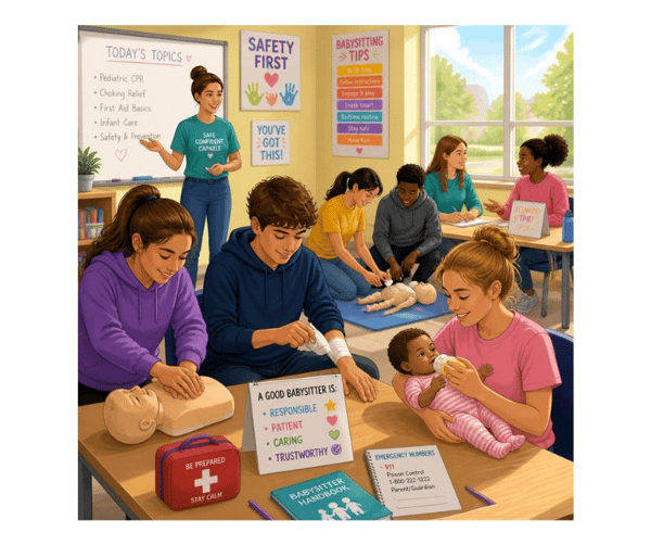 Image for One-Day Class! Babysitter's Training/¡Clase de un día! Entrenamiento de niñera (Grades: 4-8)
