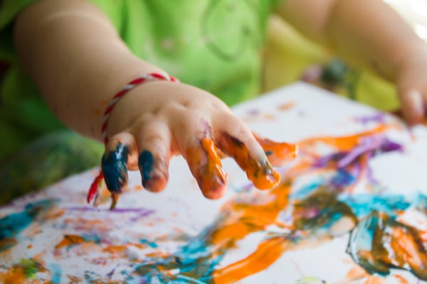 Finger painting