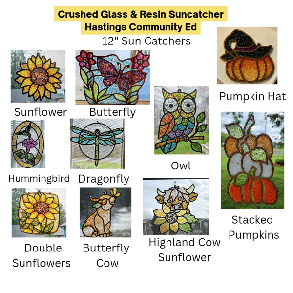 Picture for Crushed Glass & Resin Sun Catcher