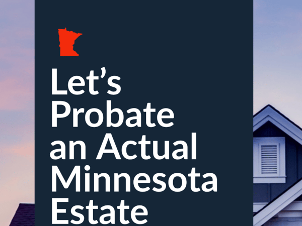 Course Let's Probate an Actual Minnesota Estate image 1