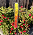 Course New! Tall Metal Stake Fused Glass Garden Stakes image 1