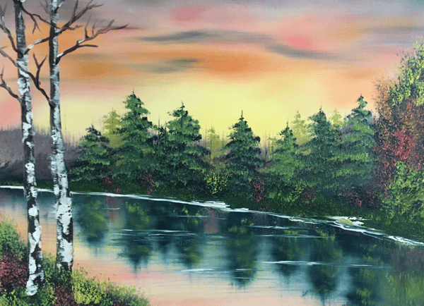 Course New! Bob Ross Method of Oil Painting image 1