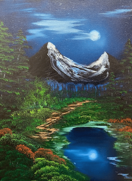 Course New! Bob Ross Method of Oil Painting image 1