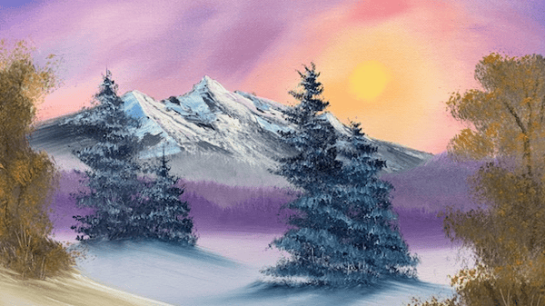 Course New! Bob Ross Method of Oil Painting image 2