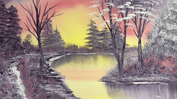 Course New! Bob Ross Method of Oil Painting image 4