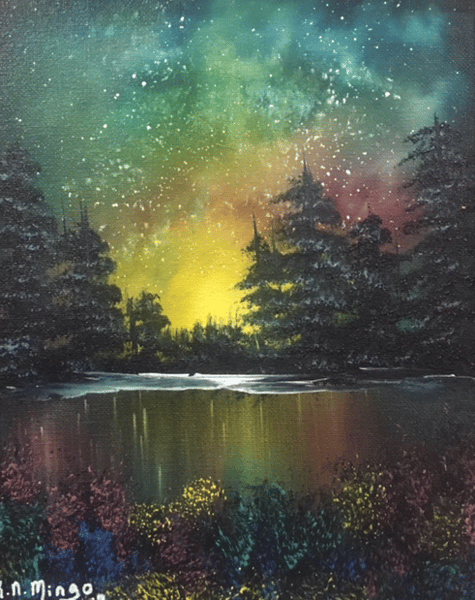 Course New! Bob Ross Method of Oil Painting image 1