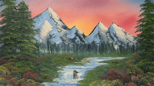 Course New! Bob Ross Method of Oil Painting image 3