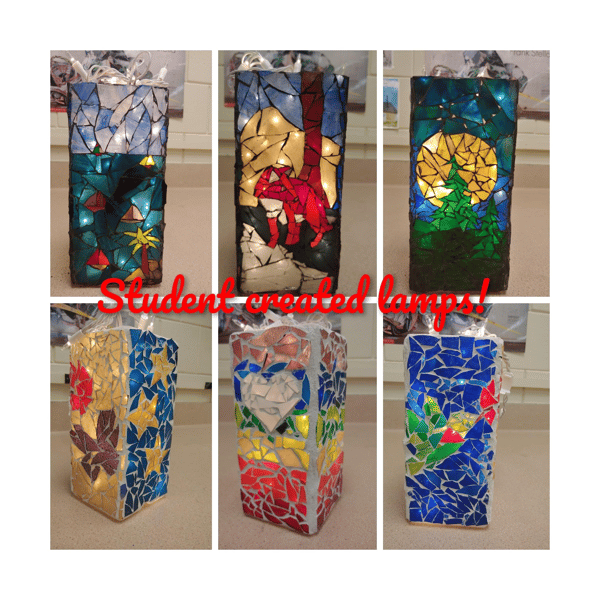 Course Create Your Own Glass Mosaic Lamp or Lantern! image 3