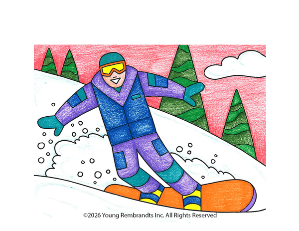 Course My Winter Sketchbook (Grades K-6) image 1