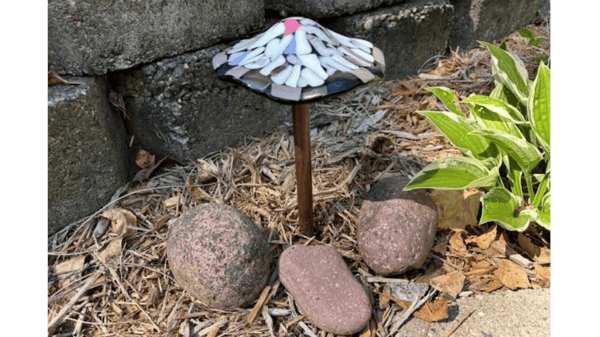 Course NEW! Fused Glass Garden Mushrooms image 1