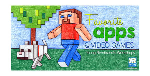 Picture for Art Inspired by Apps & Video Games — Pixel Power & Pop Art! (Grades 1-5)