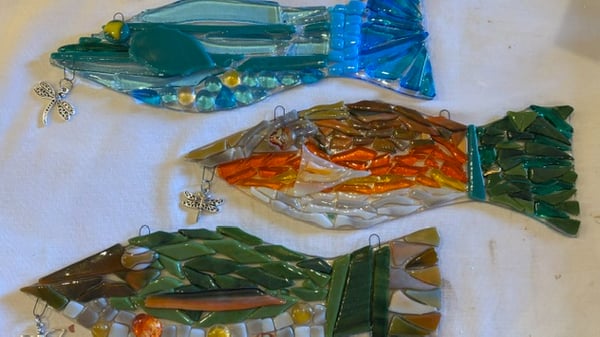 Picture for NEW! Go Fish! Whimsy Fish with Dragonfly!