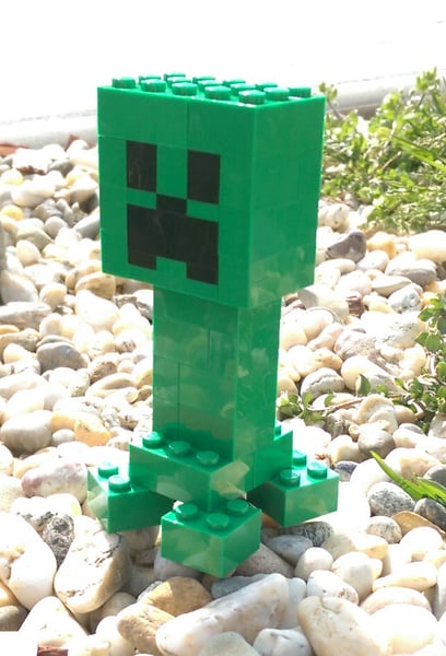 Minecraft and Adventure Time Lego creations