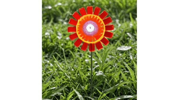 Picture for: Fused Glass Mandala Garden Flower - NEW!