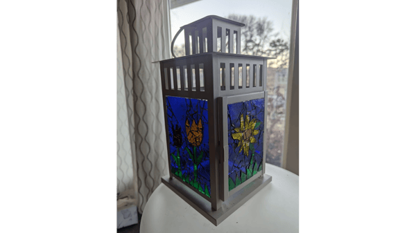 Picture for: Glass Mosaic Candle Lantern or Suncatcher - NEW!