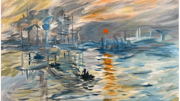 Picture for: Paint Like Monet - Impression Sunrise