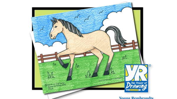 Image for Horses Sketch Studio (Ages 6-10) - NEW!