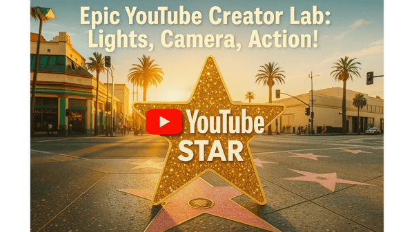 Picture for Epic YouTube Creator Lab: Lights, Camera Action (Ages 8-11)