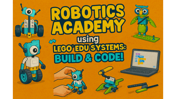 Picture for Robotics Academy using LEGO EDU 2.0 systems: Build & Code!  (Ages 6-9) - NEW!