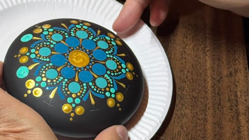 Course Mandala Stone Art Painting (Ages 10+ w/Adult or 15+) - NEW! image 2
