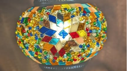 Picture for Glass Mosaic Turkish Mosaic Lamp - NEW!