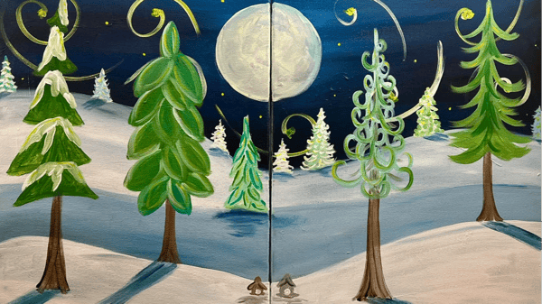 Picture for Forest Dreams Partner Painting (Ages 5+ w/Adult) - NEW!