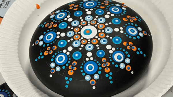 Course Mandala Stone Art Painting (Ages 10+ w/Adult or 15+) - NEW! image 4