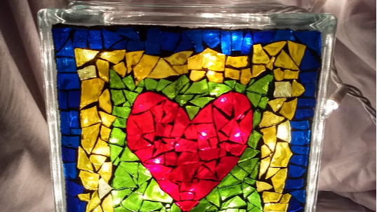 Picture for Glass Mosaic Table Lamp or Candle Lantern