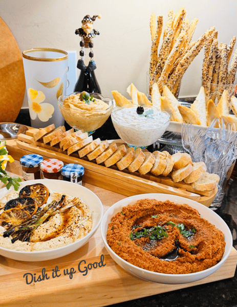 Picture for Festive Mediterranean Mezze Charcuterie Board - Online