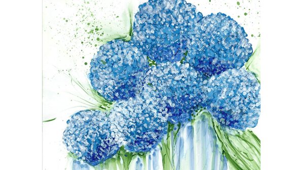 Picture for Exquisite Ink Hydrangeas