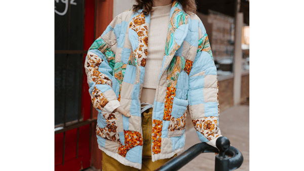 Course Upcycled Quilted Jacket image 1