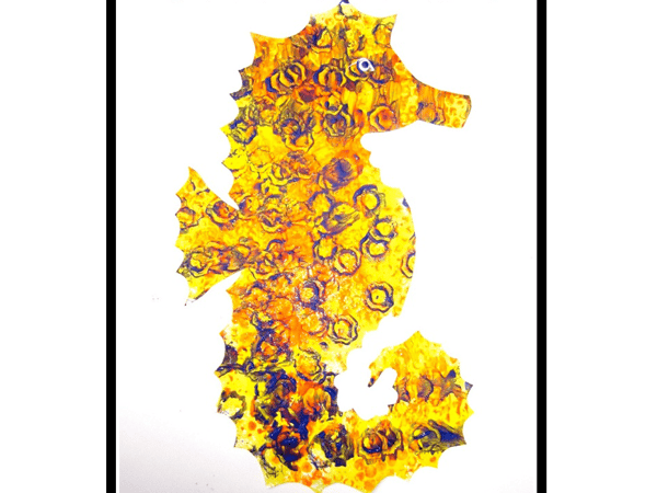 Picture for: Mister Seahorse Bubble Wrap Art