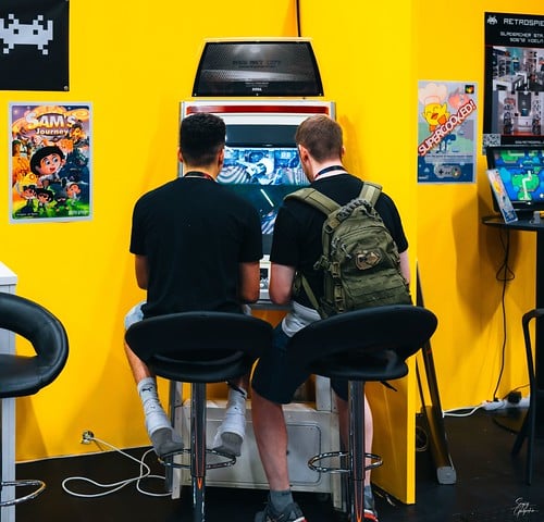 Gamers at Gamescom 2023