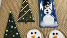 Course Fused Glass Holiday Ornaments image 1