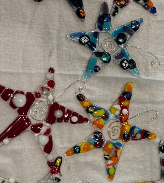 Course Fused Glass Open Studio - Pick your Ornament Project! image 2
