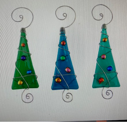 Course Fused Glass Open Studio - Pick your Ornament Project! image 5